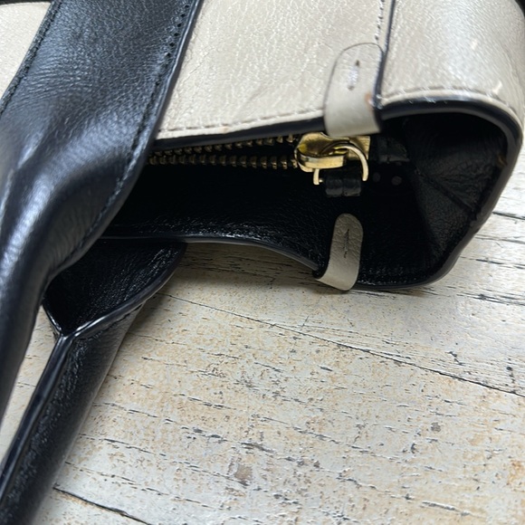 kate spade quinn villabella avenue tote bag in black/cream - Picture 13 of 13